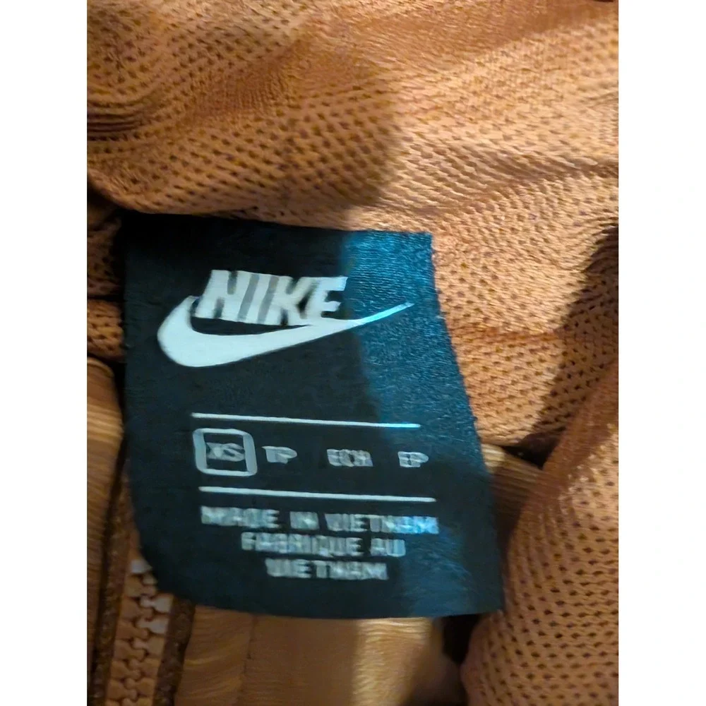 Nike‎ Sportswear Windrunner Hooded Jacket Women's XS Golden Ochre  Full Zip